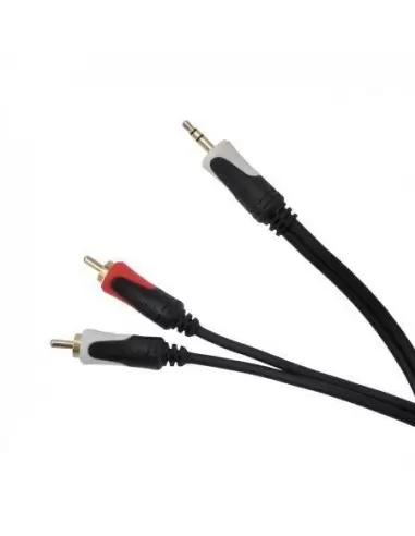 Готовый кабель 3.5 штек. stereo - 2RCA audio 1.8m Cabletech Basic Edition KPO3844-1