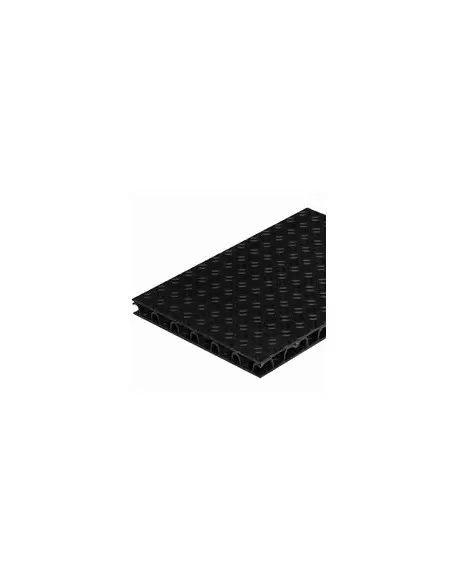 Панель полимерная "пластик" x15110s. Чёрная. Повышенной прочности, толщина 11 мм. 2300мм*1600мм. Вес 13 кг.