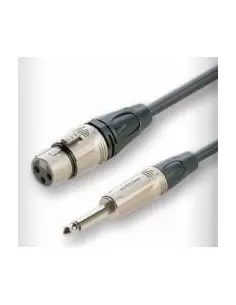 Купить Готовый микрофонный кабель Roxtone DMXJ210L3, 2x0.22 кв.мм, вн.диаметр 6 мм, 3 м 