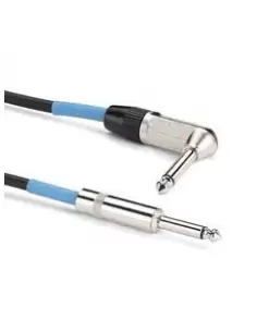 Купить Готовый гитарный или межблочный кабель 1 х джек моно(6,3)? 1 х угловой джек моно(6,3) 