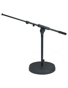 Купити Konig & Meyer 25960-300-55 Низька стійка для мікрофону з круглим цоколем, чорна