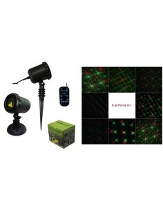 Купити Лазер вуличний водонепроникний X-Laser X-34P-1-D RG moving laser 8 Flowers з ДУ