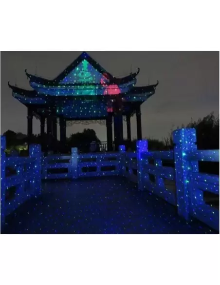 Купить Лазер уличный водонепроницаемый 13P05 Green + Blue static firefly garden laser + LED 