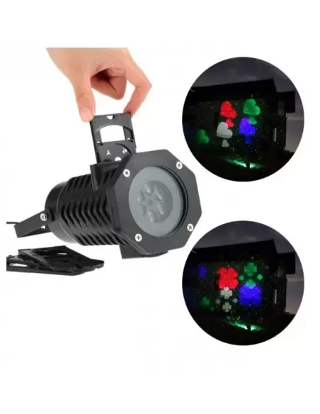 Купить Лазер уличный водонепроницаемый 12P02 Green moving firefly garden laser + LED 