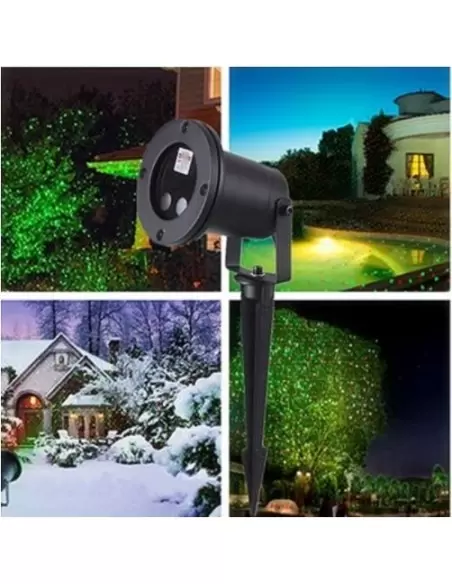 Купить Лазер уличный водонепроницаемый 11P08 Red + Green moving firefly garden laser 