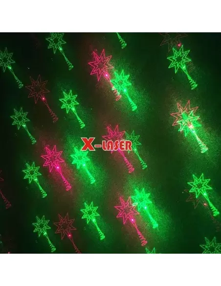 Купити Лазер вуличний водонепроникний X-Laser X-34P-B4 RG moving laser 12 Christmas з ДУ