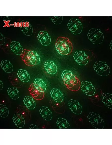 Купити Лазер вуличний водонепроникний X-Laser X-34P-B4 RG moving laser 12 Christmas з ДУ