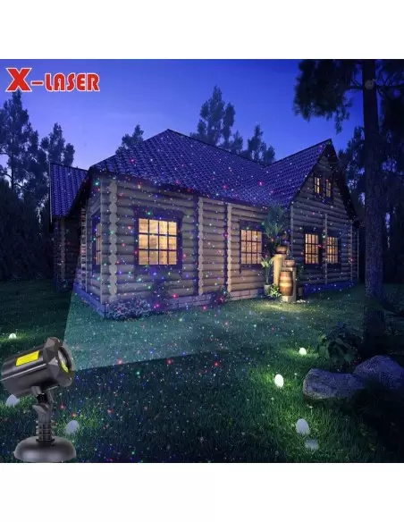 Купить Лазер уличный водонепроницаемый X-Laser X-33P-D RGB moving laser с ДУ 