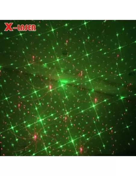 Купить Лазер уличный водонепроницаемый X-Laser X-34P-1-D RG moving laser 8 Flowers с ДУ 
