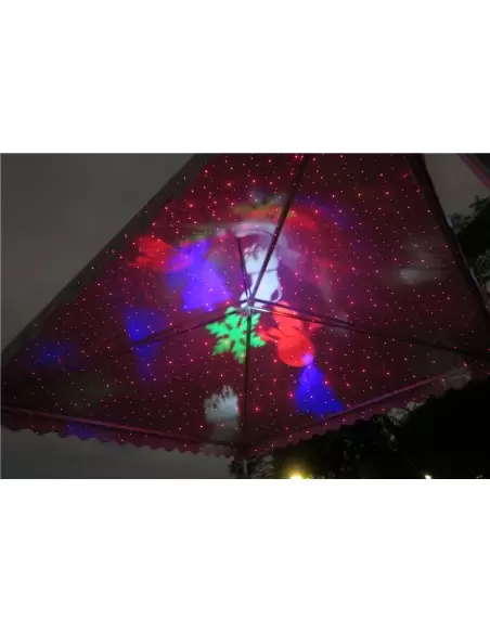 Купить Лазер уличный водонепроницаемый 12P03 Red static firefly garden laser + LED 