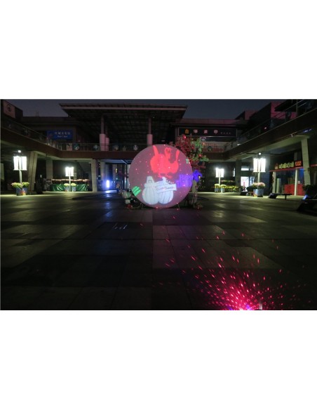 Купить Лазер уличный водонепроницаемый 12P03 Red static firefly garden laser + LED 