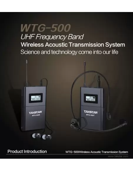 Беспроводная система Takstar тур-гид WTG-500
