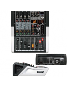 BIG PMX3 - MP3-99DSP-2*250W(4Ohm) Силовой микшерский пульт (микшер со встроенным усилителем)