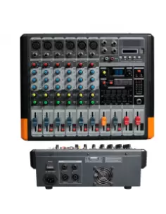 BIG PM6- FX99USBEQ 2*250W Силовой микшерский пульт (микшер со встроенным усилителем)