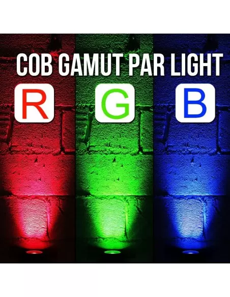 BIG COB 40W RGB REMOTE