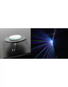 Подвижное закало для лазерного шоу Grating mirror