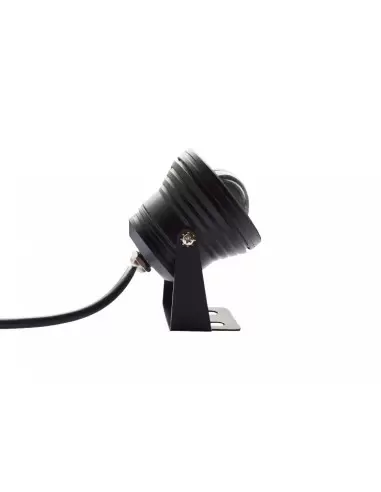 Светодиодный прожектор LP 10W, 220V, RGB Black (круглый), Econom