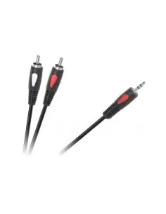 Готовый кабель Jack 3.5 - 2RCA 1.8 м Cabletech Eco-Line KPO4004-1.8