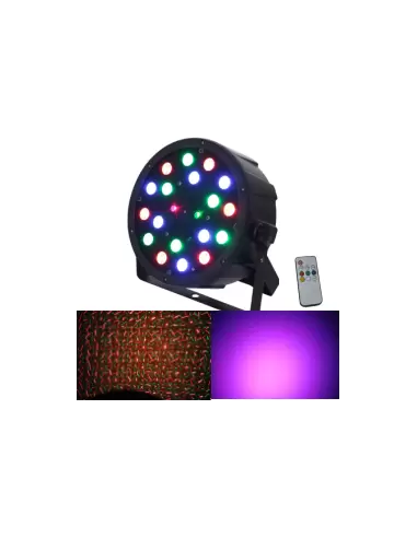 Cветодиодно-лазерный прожектор BIG LASER PAR пар+лазер