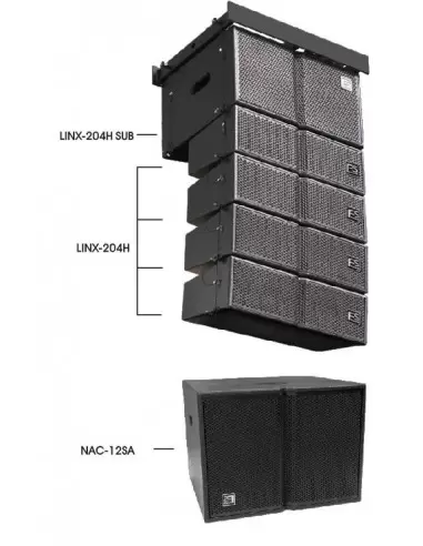 Акустическая система линейного массива LINX-204HH подвесного типа, 2300W