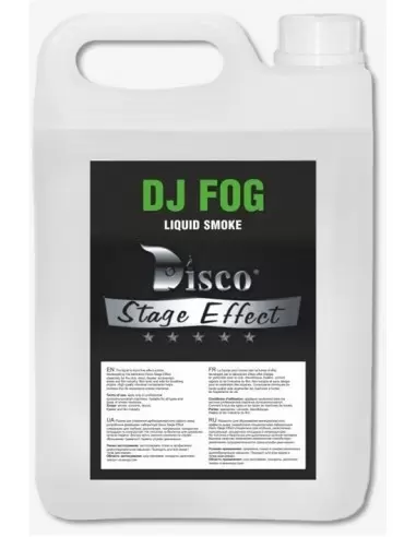 Купить Жидкость для дыма Disco Effect D-DF DJ Fog, 5 л 