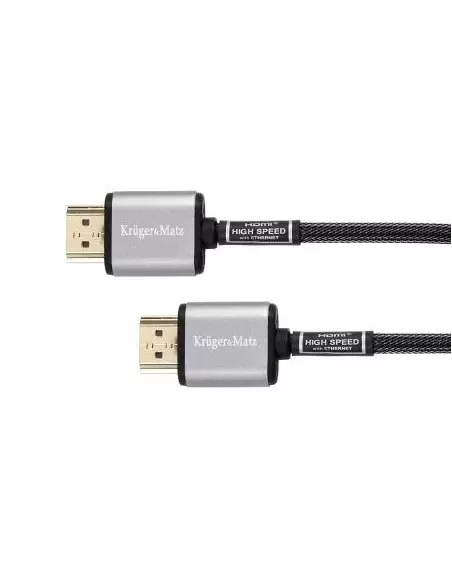 Готовий кабель HDMI - HDMI штек.-штек. (A - A) 3.0m Kruger&Matz KM0330