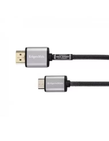 Готовий кабель HDMI - mini HDMI штек.-штек. (A - C) 3.0m Kruger&Matz KM0326