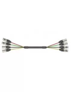 Купить Готовый 4-канальный соединительный кабель Roxtone MUC400L3, 3 м 