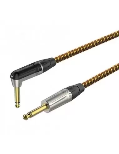 Купить Готовый инструментальный кабель Roxtone TGJJ310L6, 1x0.22 кв.мм, вн.диаметр 6,5 мм, 6 м 
