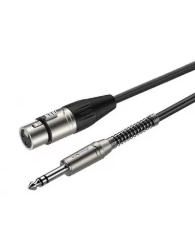 Купить Готовый микрофонный кабель Roxtone SMXJ220L3, 2x0.22 кв.мм, вн.диаметр 6 мм, 3 м 