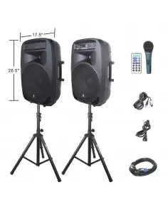 Активная акустическая система NGS PARTY 15 2*15", 400W