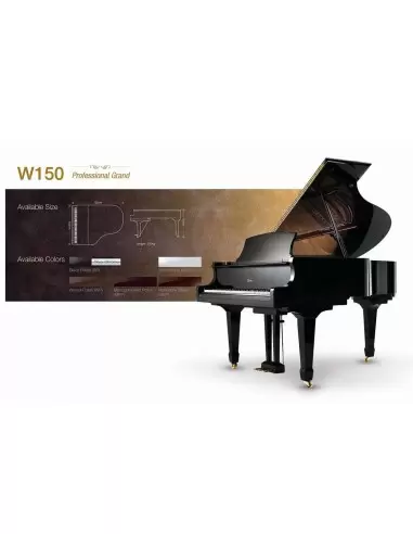 Купить Акустический рояль Albert Weber W150 WP 