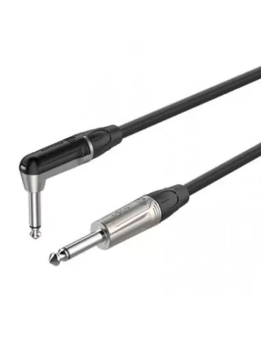 Готовый инструментальный кабель Roxtone DGJJ110L5, 2x0.22 кв.мм, вн.диаметр 6 мм, 5 м