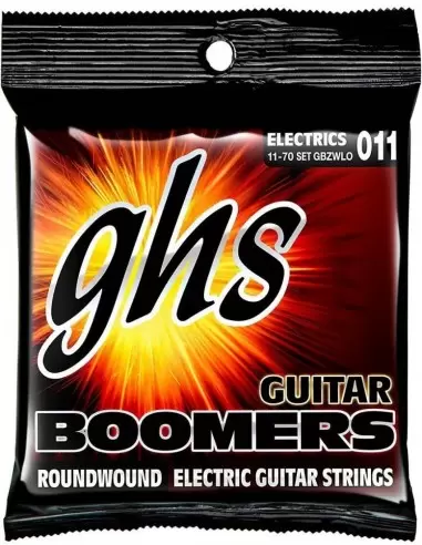 Купить GHS GBZWLO струны для электрогитары серии BOOMERS® LOW TUNED, 011 014 018 DY36 DY52 DY70 
