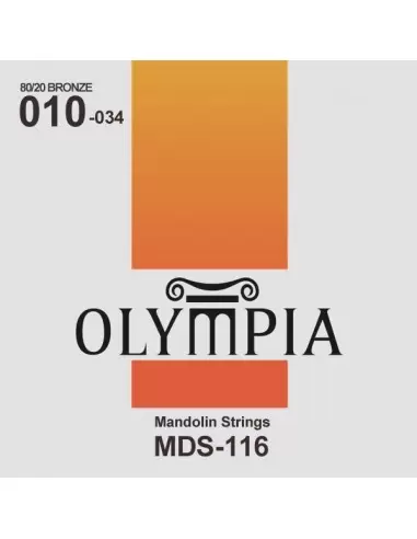 Купить Струны OLYMPIA MDS-116 для мандолины, 010 014 024w 034w 