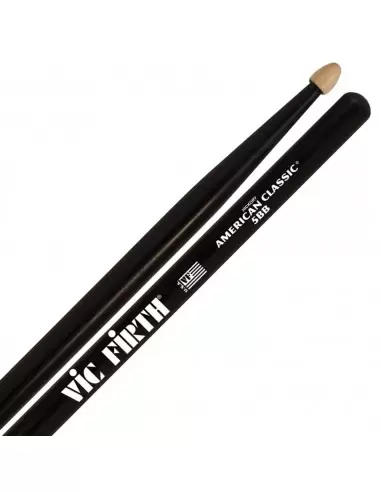 Купить Барабанные палочки VIC FIRTH 5BB серии American Classic, черного цвета 