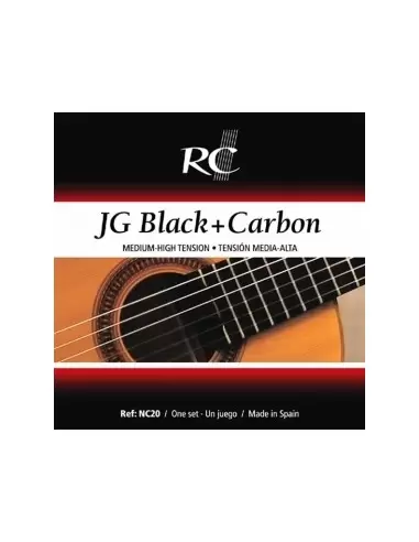 RC Strings NC20, BLACK AND CARBON (29-1-2-1