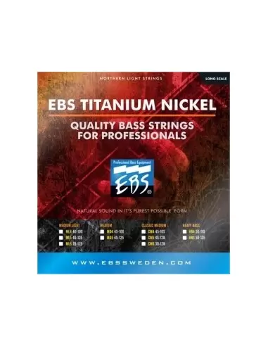 EBS TN-CM 5-strings (30-105) Titaniu