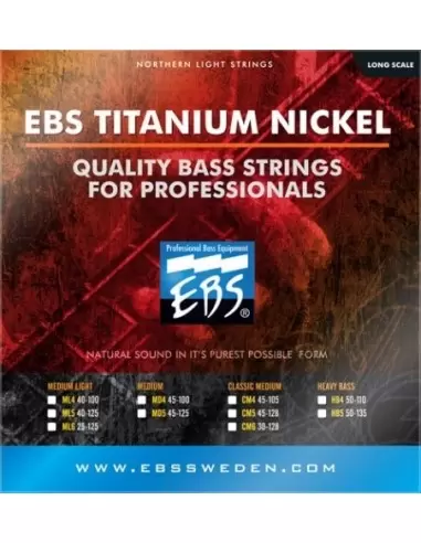 EBS TN-CM 5-strings (45-128) Titaniu