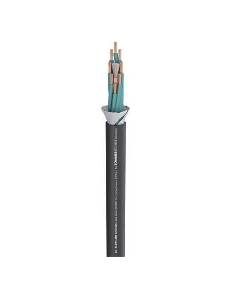 Акустичний кабель Sommer Cable 490-0351-840 Elephant Robust SPM840 8 х 4,00 мм² ПВХ Ø 18,50 мм чорний