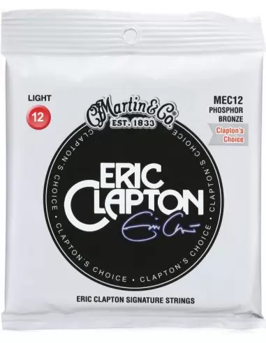 MARTIN 41Y19MEC12 Clapton's Choice Phosphor Bronze Light (12-54)