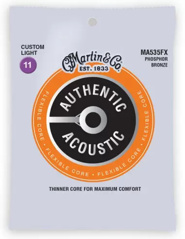 MARTIN MA535FX Authentic Acoustic Flexible Core 92/8 Phosphor