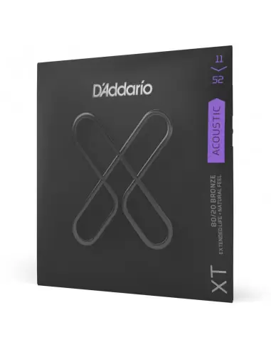 D`ADDARIO XTABR1152 XT 80/20 Bronze Custom Light 11-52