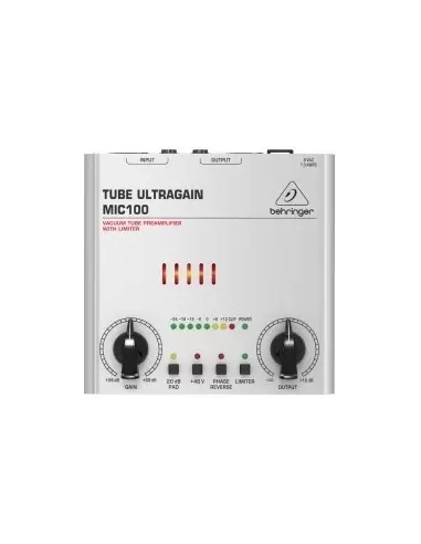 Передпідсилювач мікрофонний/лінійний BEHRINGER TUBE ULTRAGAIN MIC100