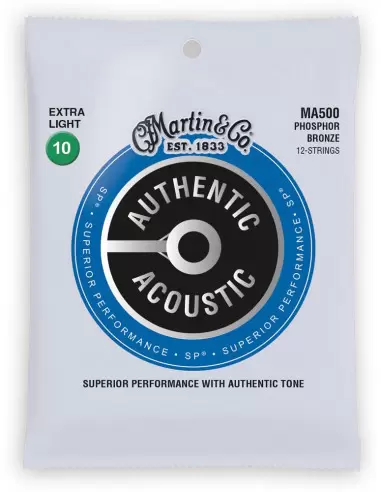 MARTIN MA500 Authentic Acoustic SP 92/8 Phosphor Bronze Extra