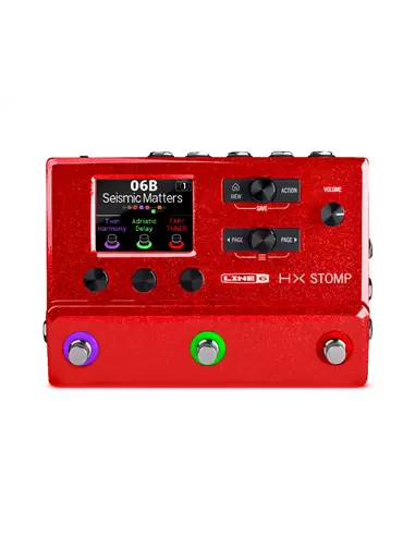 Гитарный эффект LINE6 HX Stomp Limited Edition Red