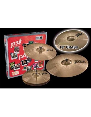 Paiste 5 Rock Set + Crash 18"