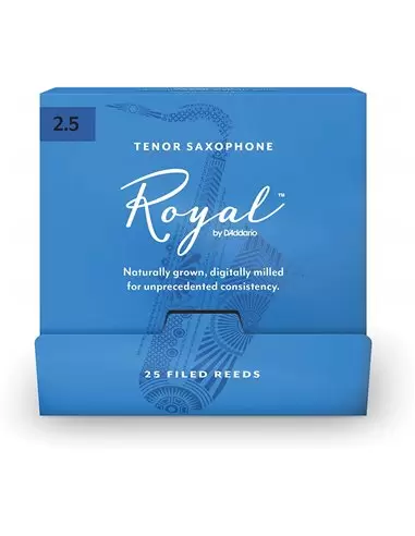 Тростини для тенор саксофона D'ADDARIO RKB0125 - B25 Royal by D'Addario - Tenor Sax #2.5 - 25 Box