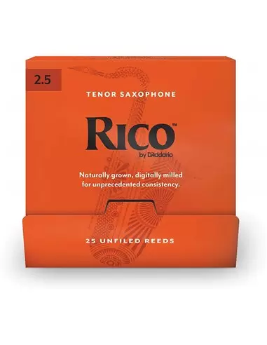 Трости для тенор саксофона D`ADDARIO RKA0125-B25 Rico by D'Addario - Tenor Sax 2.5 - 25 Box