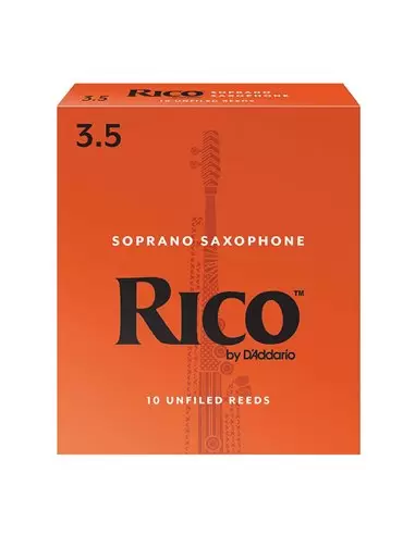Трости для сопрано саксофона D`ADDARIO RIA1035 Rico by D'Addario - Soprano Sax 3.5 - 10 Box